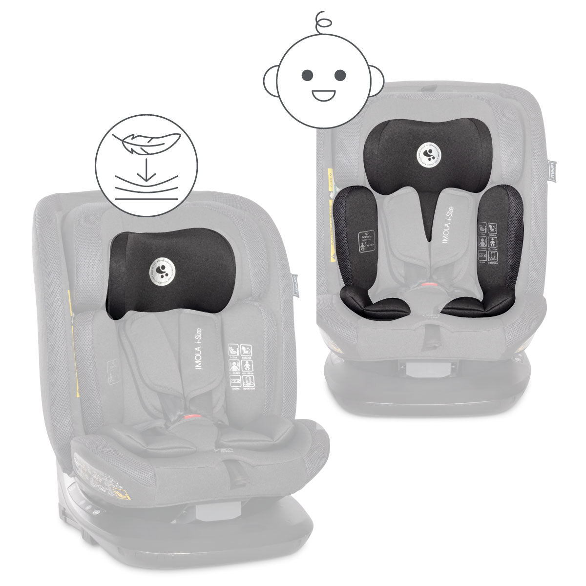 Lorelli Imola - fotelik i-Size 40-150 cm ISOFIX 360 | Black.