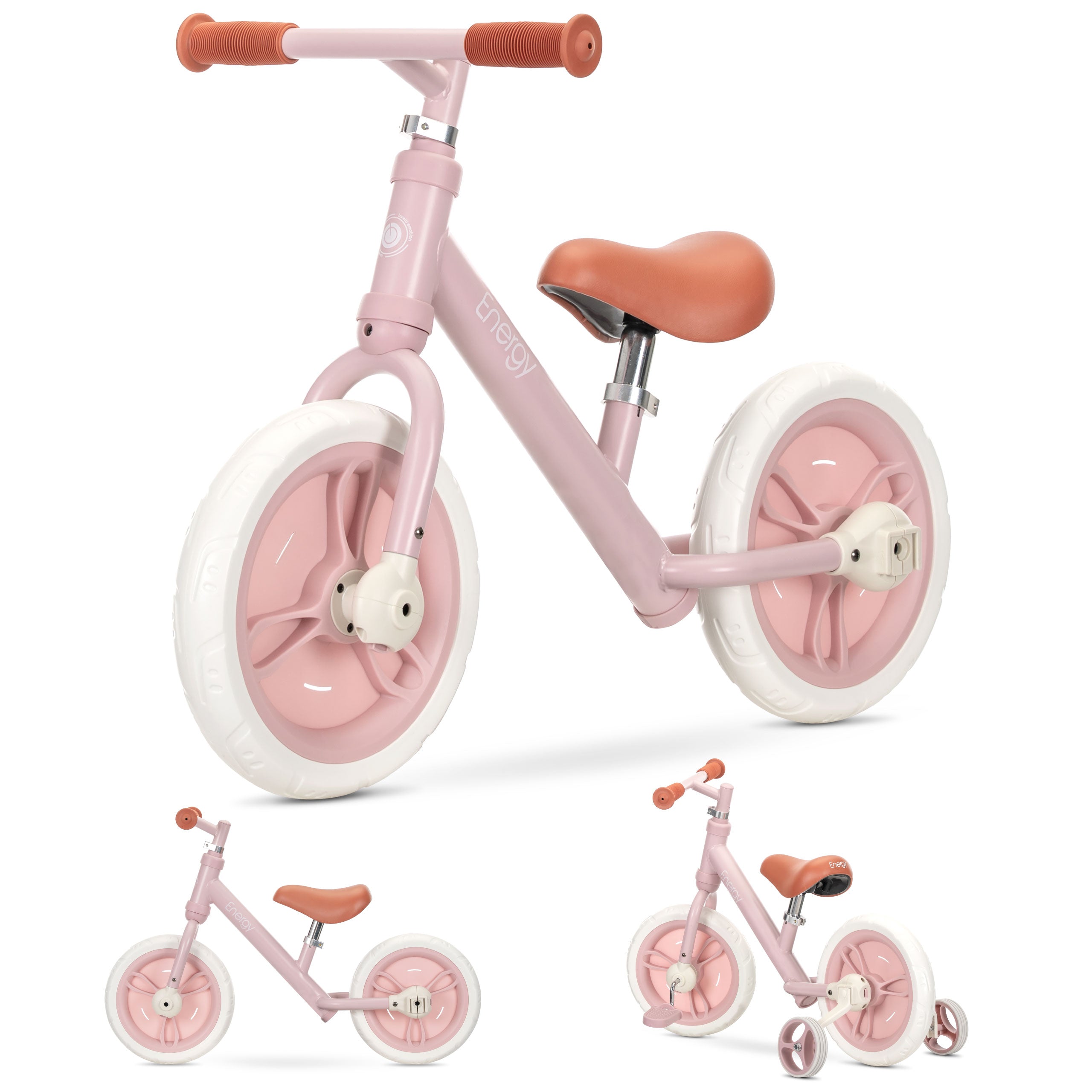 Lorelli Energy - rowerek biegowy 2w1 | Pink.