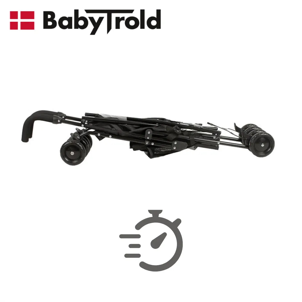 Spacerówka BabyTrold Speed czarny