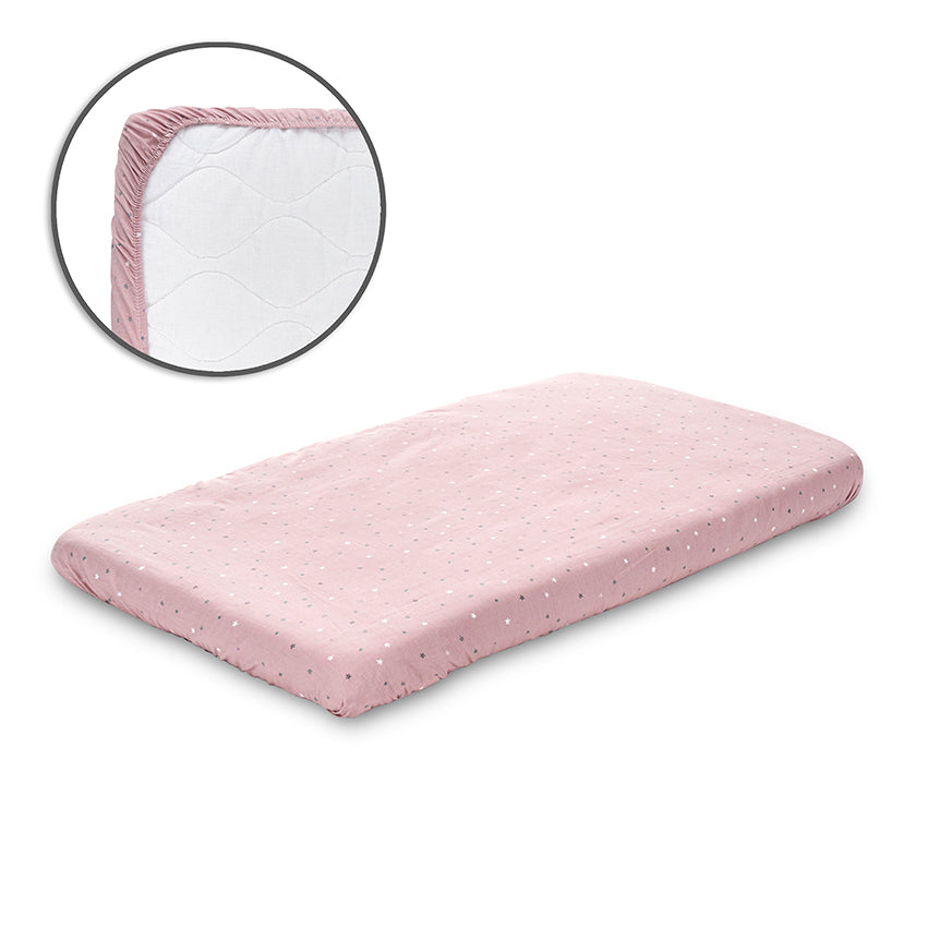 Lorelli Jersey - prześcieradło do łóżeczka 98x65cm | Rose Sky