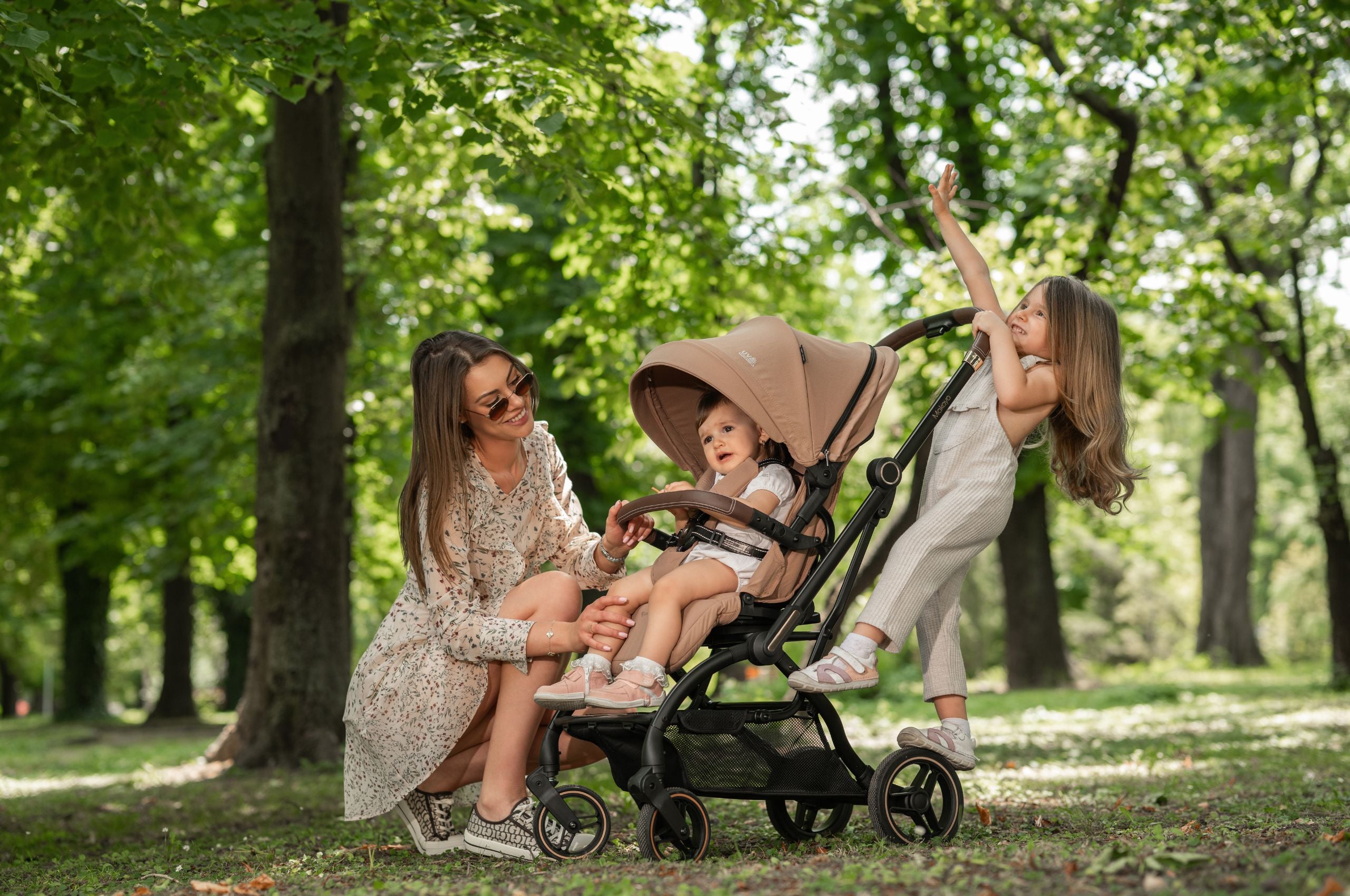 Lorelli Makaya - wózek spacerowy do 22kg obrotowy 360 | Grey