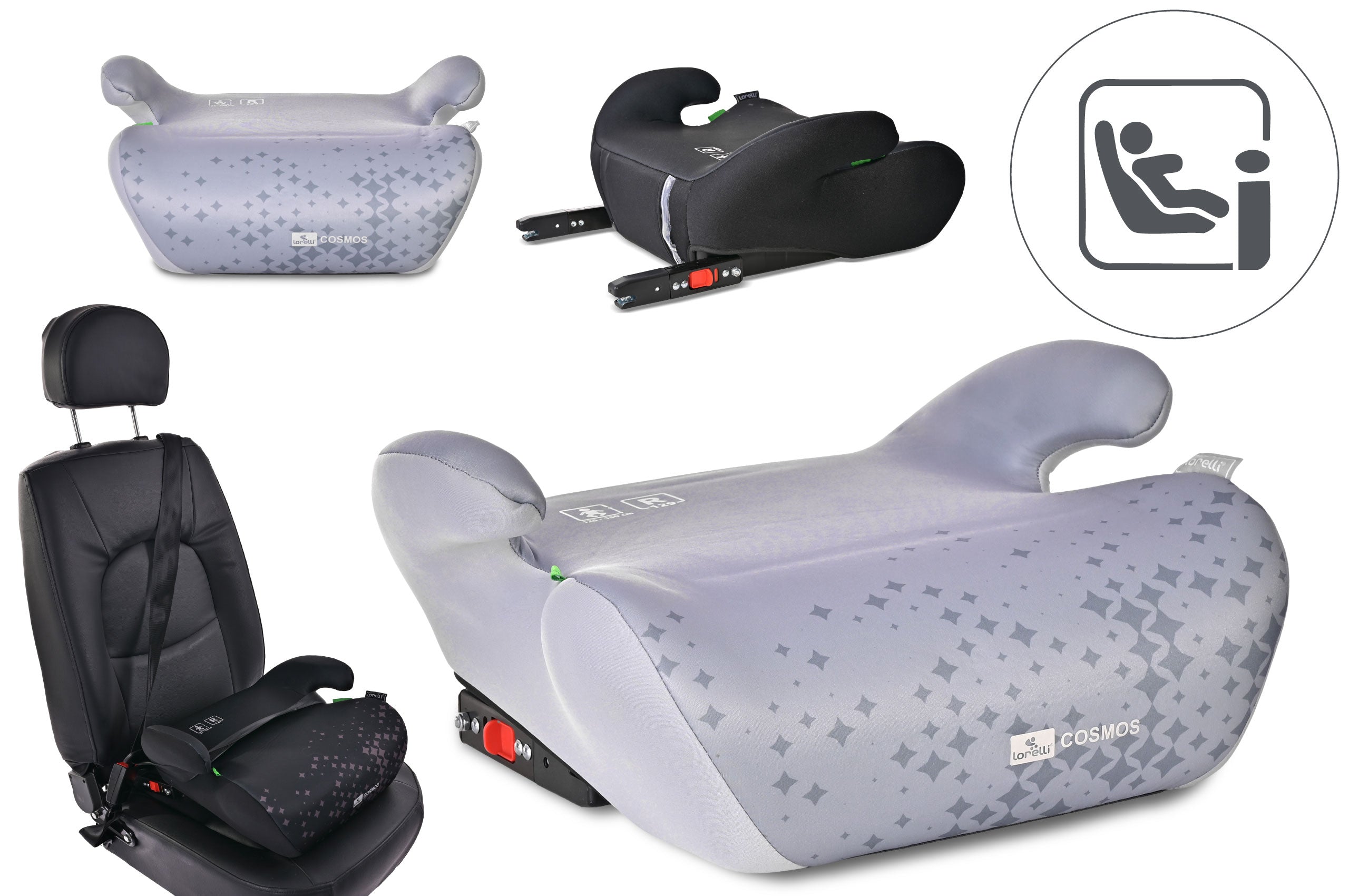 Lorelli Cosmos - podstawka samochodowa ISOFIX 125-150cm | Grey.