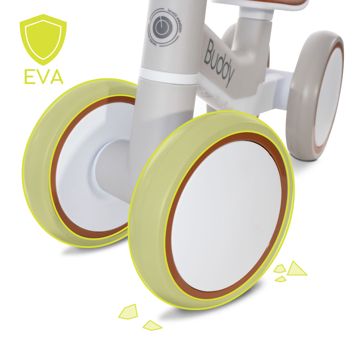 Lorelli Buddy - jeździk, rowerek biegowy | Beige.