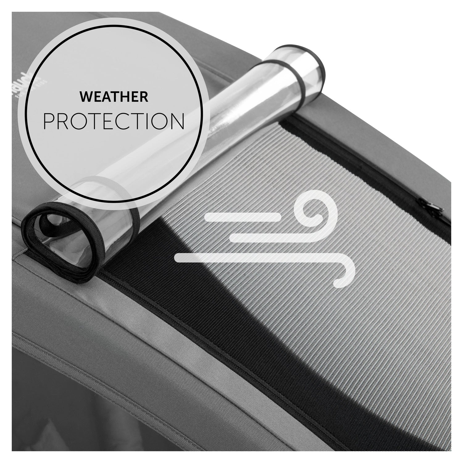 Hauck Dryk Duo - przyczepka rowerowa dwuosobowa | Grey