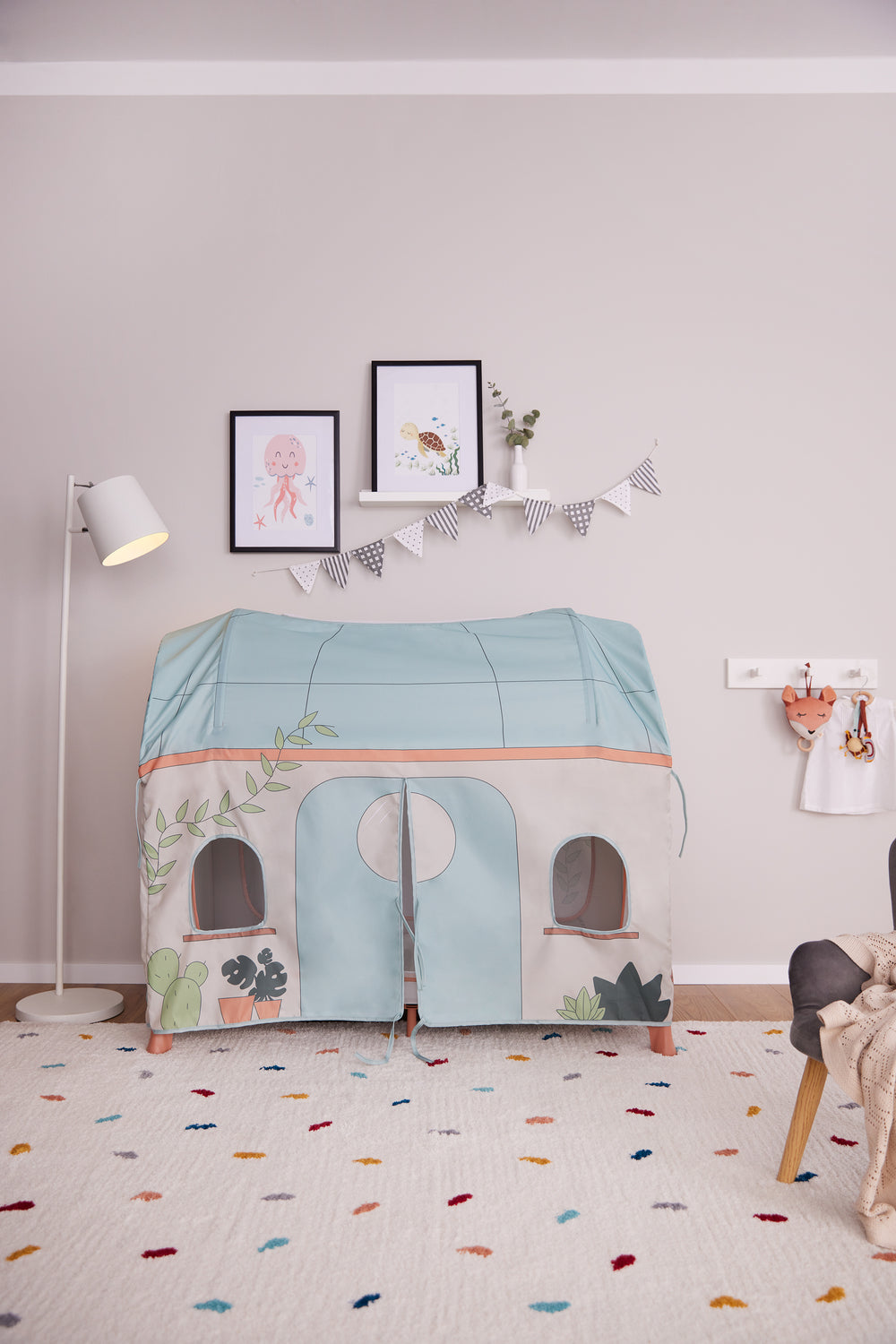 Hauck Travel Bed Cover - namiot pokrowiec do łóżeczka turystycznego | Plants