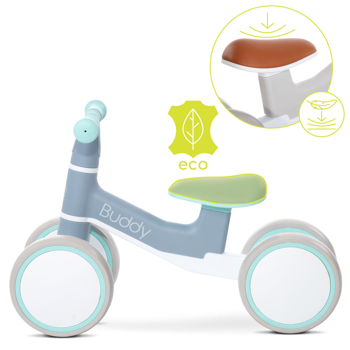 Lorelli Buddy - jeździk, rowerek biegowy | Blue.