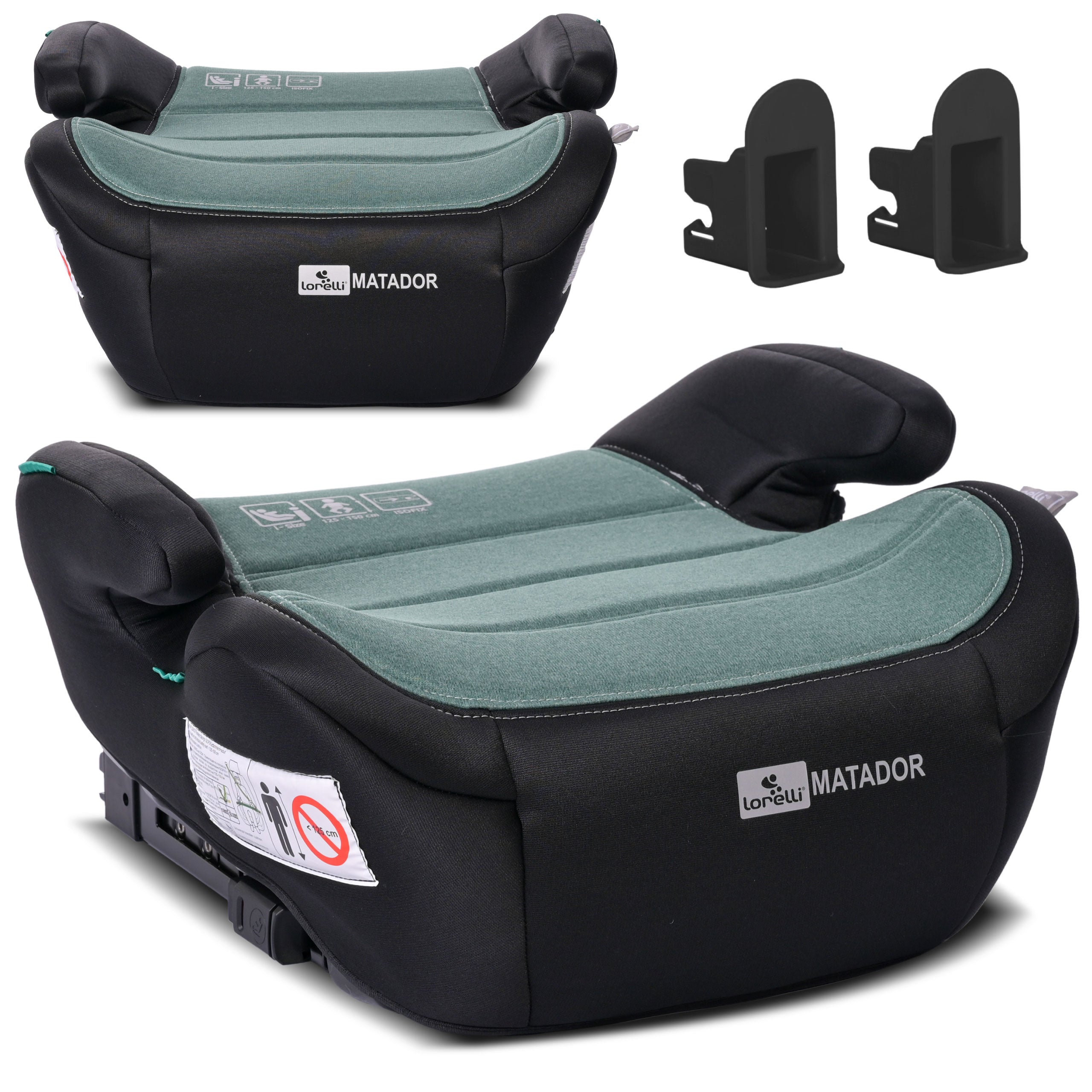 Lorelli Matador - podstawka samochodowa ISOFIX 125-150cm | Green Pine.