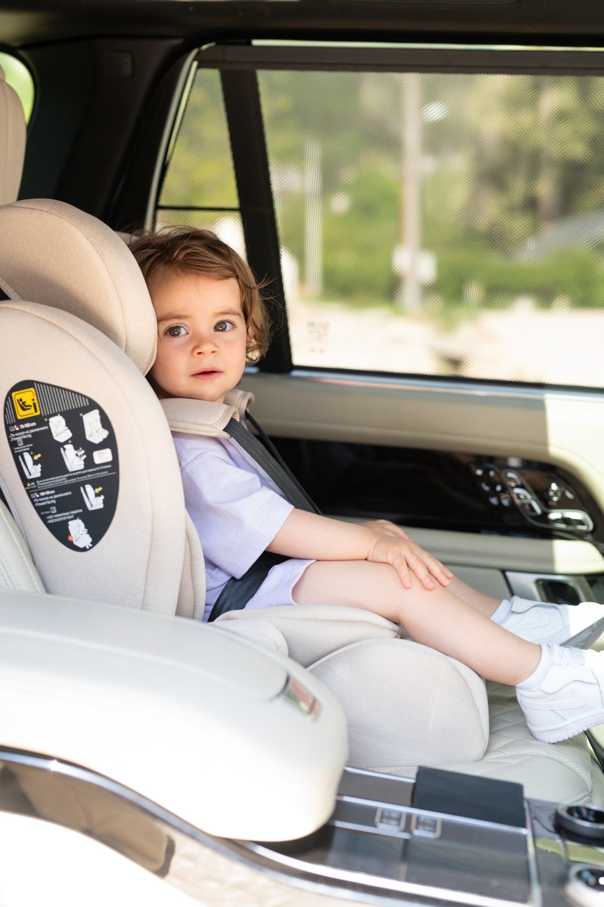 Lorelli Adventure - fotelik i-Size 76-150cm | Beige.