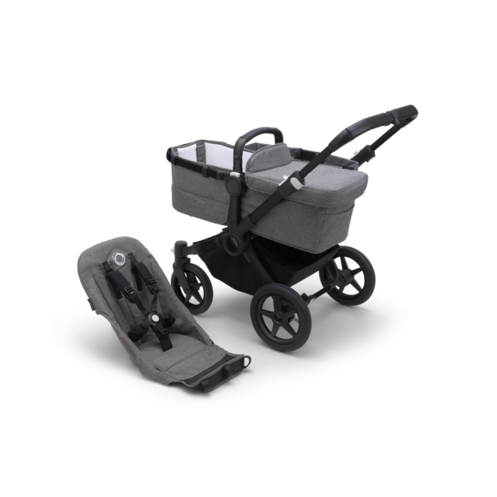 Bugaboo donkey5 Baza wózka bez budki BLACK/GREY MELANGE