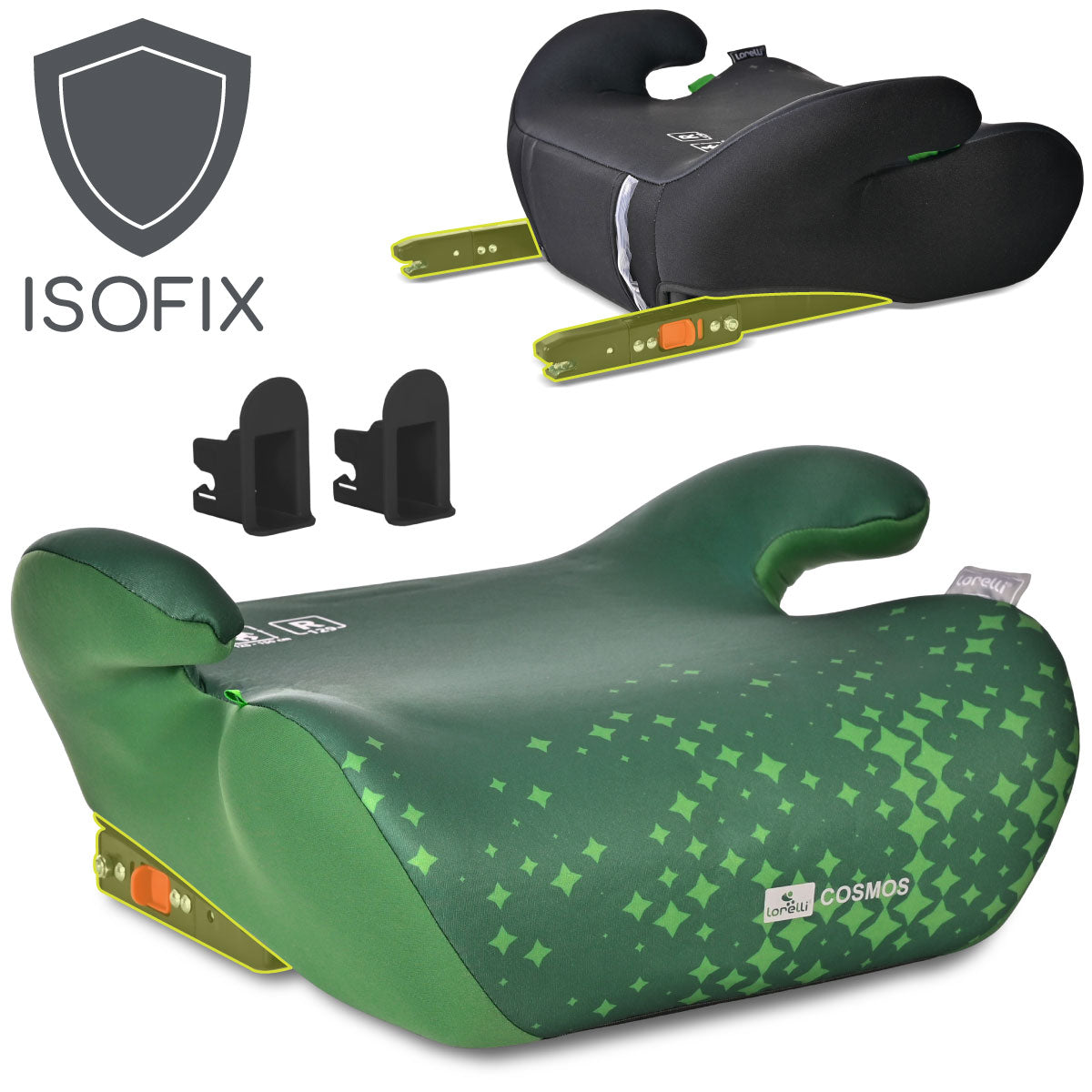 Lorelli Cosmos - podstawka samochodowa ISOFIX 125-150cm | Green.