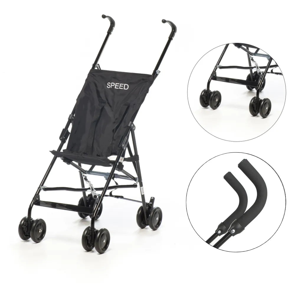 Spacerówka BabyTrold Speed czarny