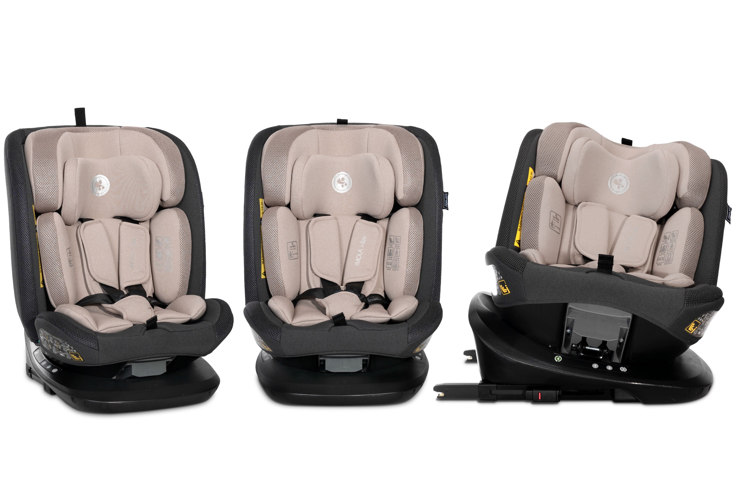Lorelli Imola - fotelik i-Size 40-150 cm ISOFIX 360 | Beige.