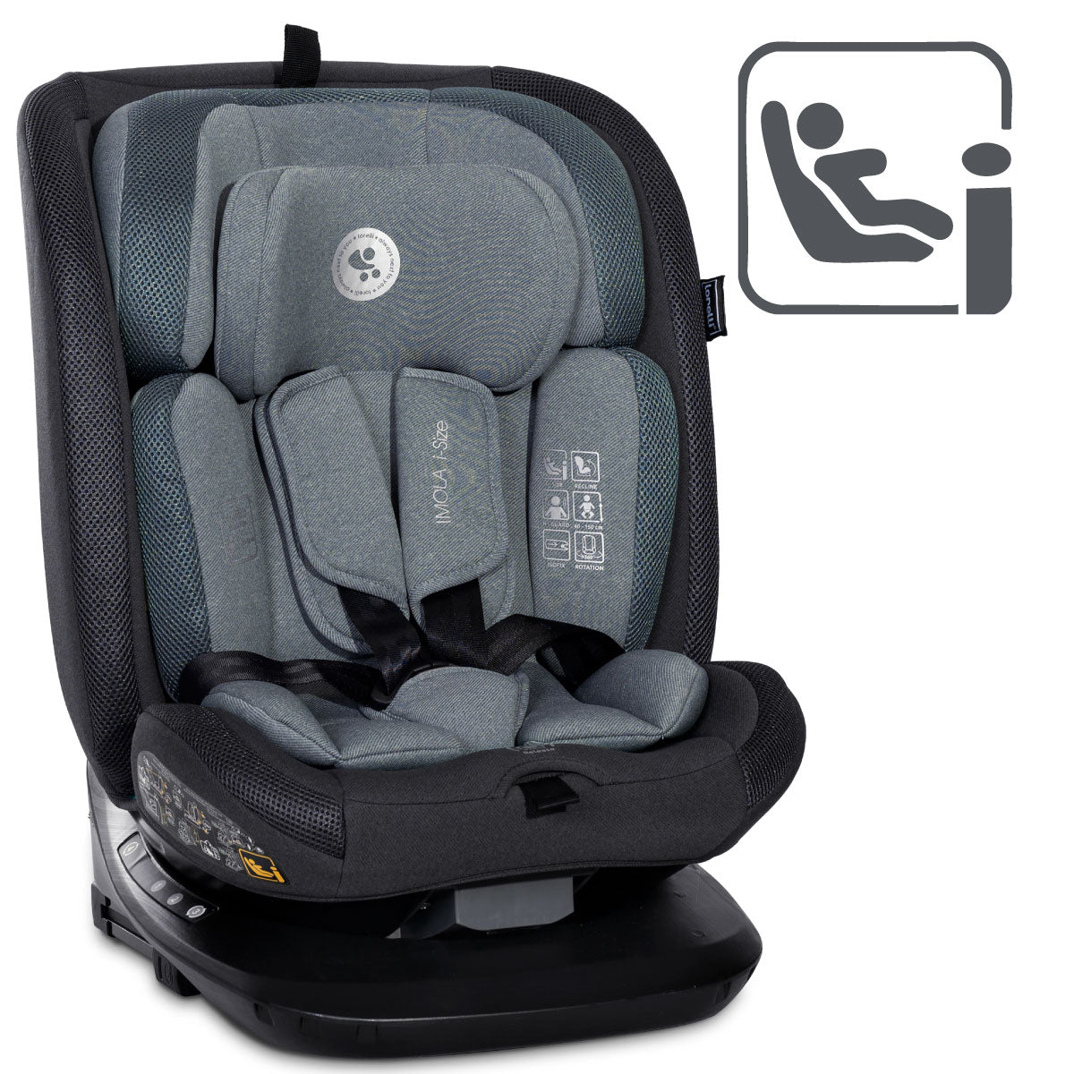 Lorelli Imola - fotelik i-Size 40-150 cm ISOFIX 360 | Green.