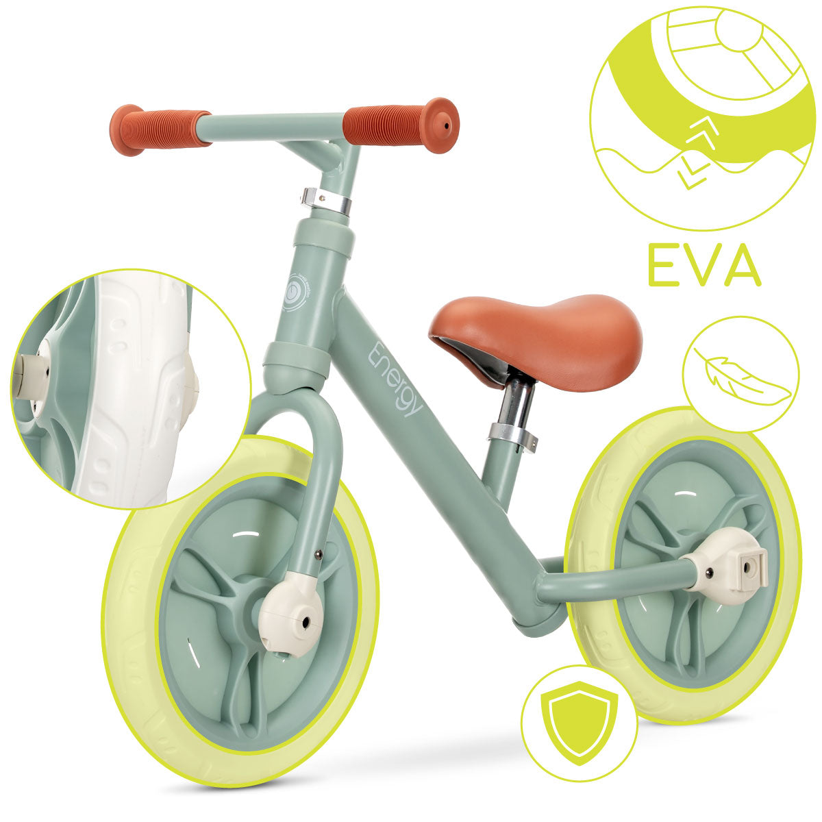 Lorelli Energy - rowerek biegowy 2w1 | Green.