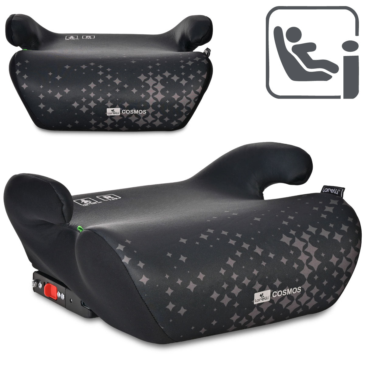 Lorelli Cosmos - podstawka samochodowa ISOFIX 125-150cm | Black.