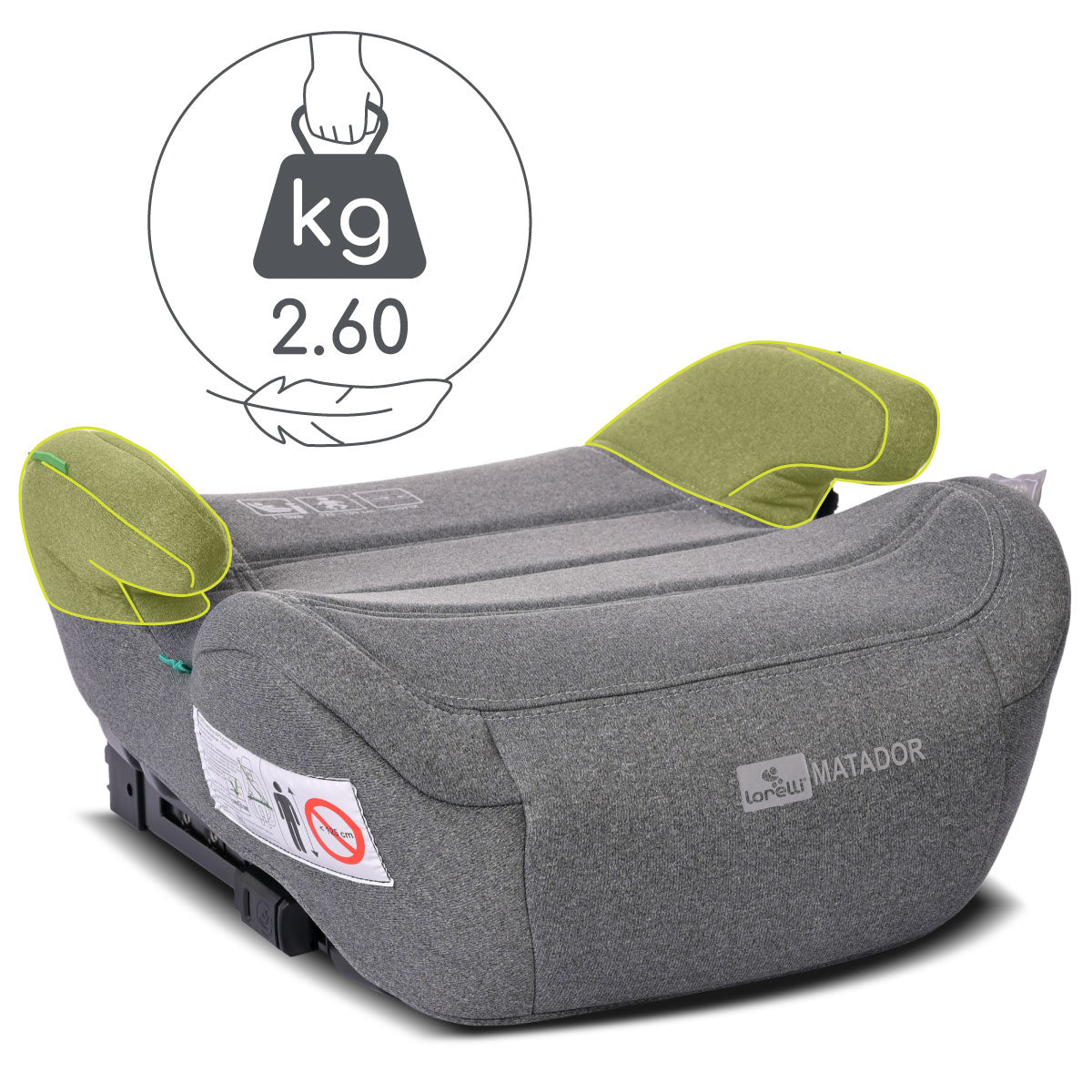 Lorelli Matador - podstawka samochodowa ISOFIX 125-150cm | Grey.