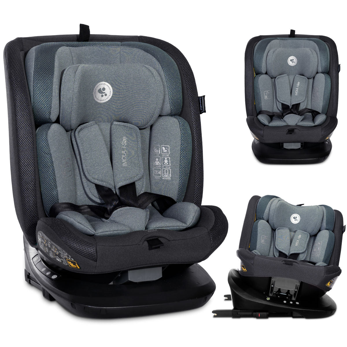 Lorelli Imola - fotelik i-Size 40-150 cm ISOFIX 360 | Green.