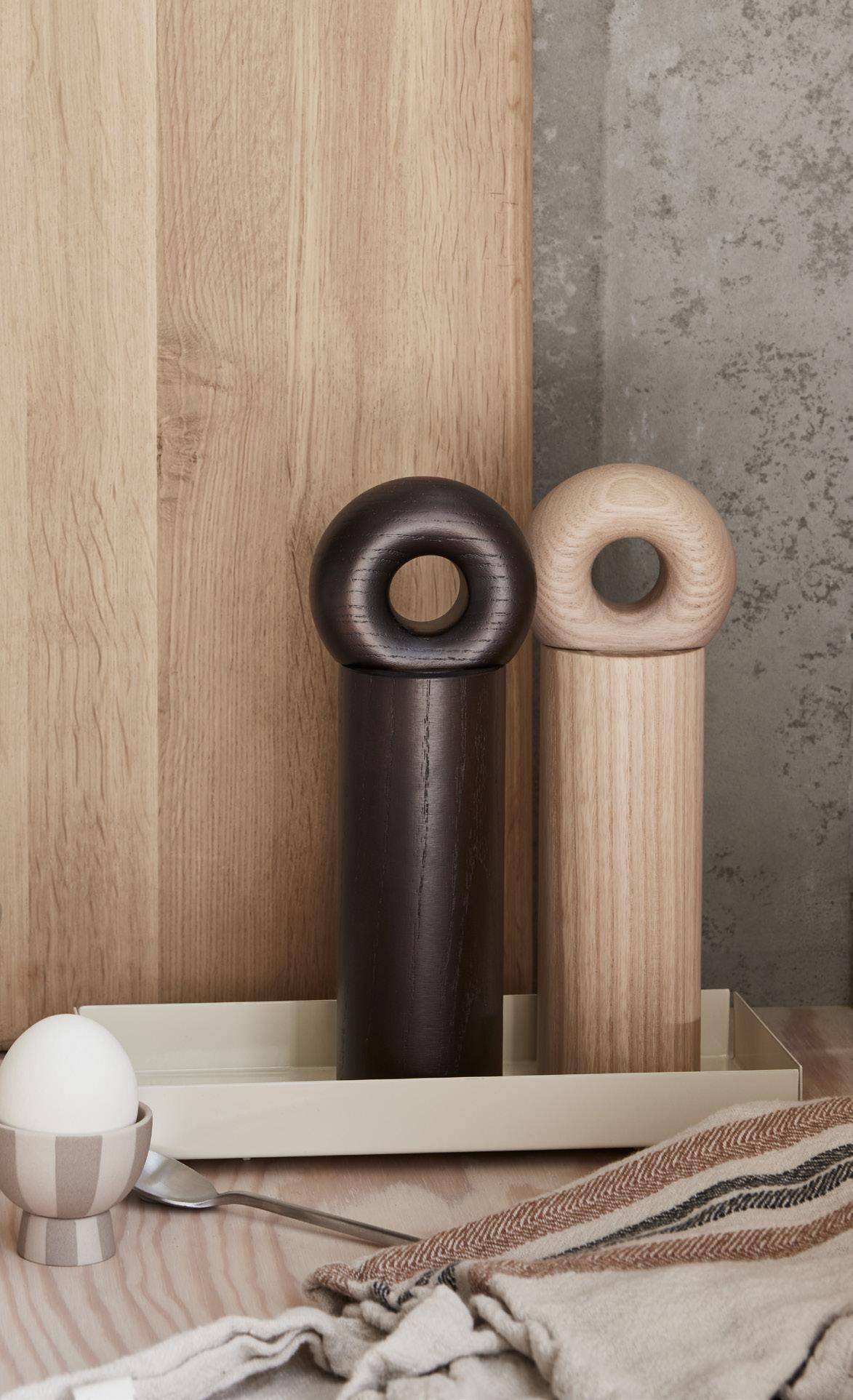 OYOY Living Toppu podstawka pod jajko 2szt beż