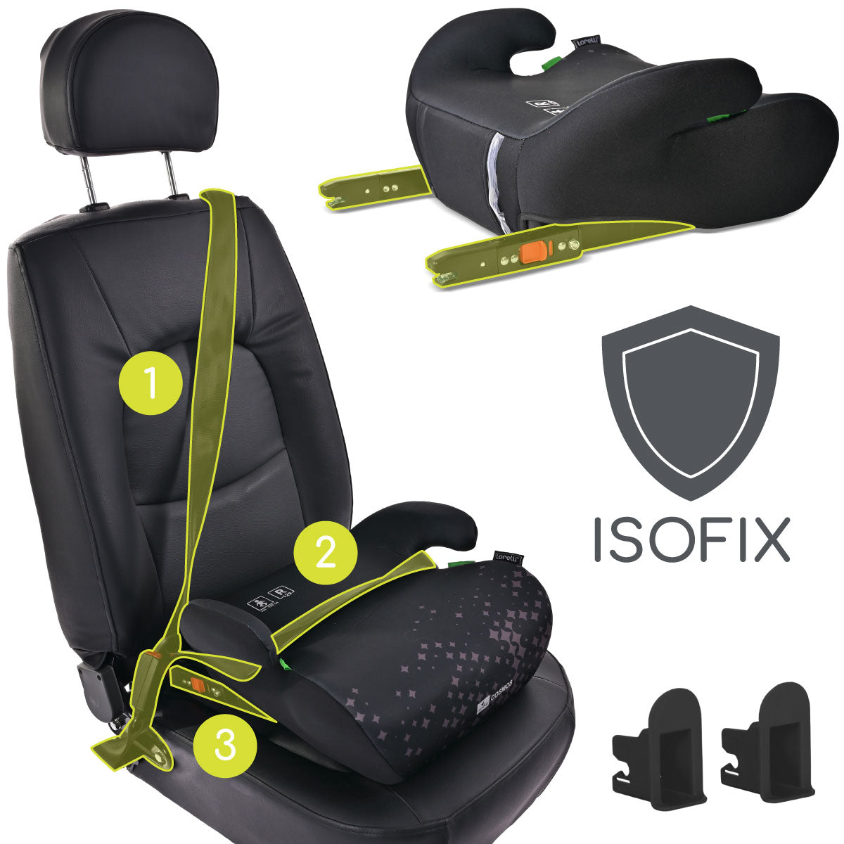 Lorelli Cosmos - podstawka samochodowa ISOFIX 125-150cm | Beige.