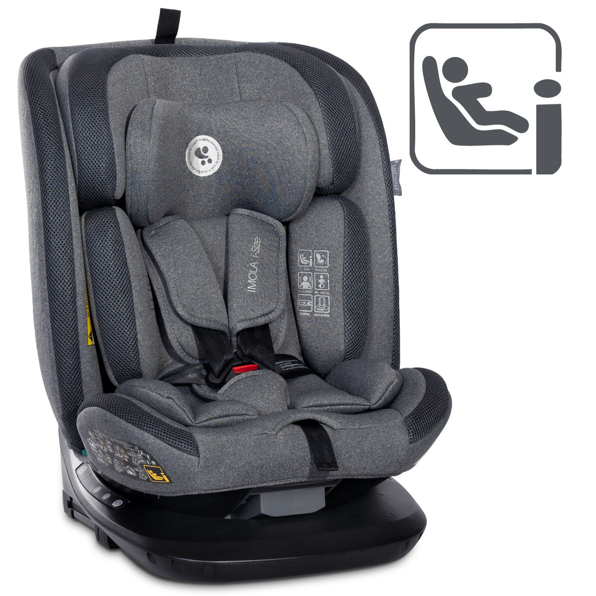 Lorelli Imola - fotelik i-Size 40-150 cm ISOFIX 360 | Grey.