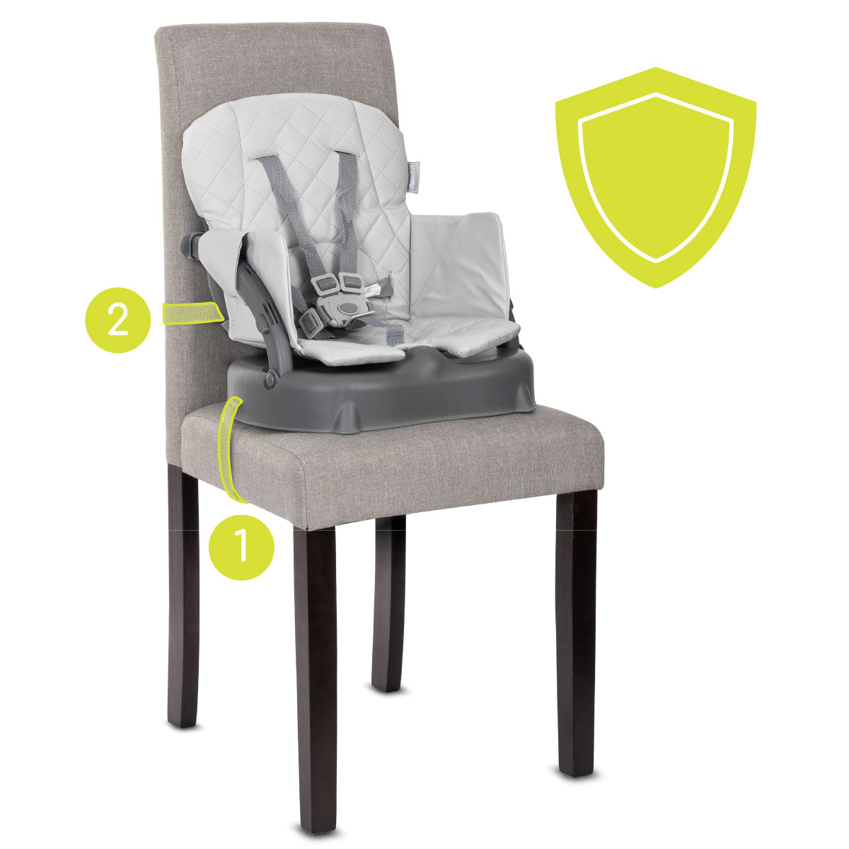 Lorelli Siesta - krzestełko do karmenia 3w1 | Grey Leather.