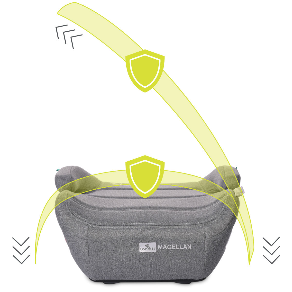 Lorelli Magellan - podstawka samochodowa 125-150cm | Grey.