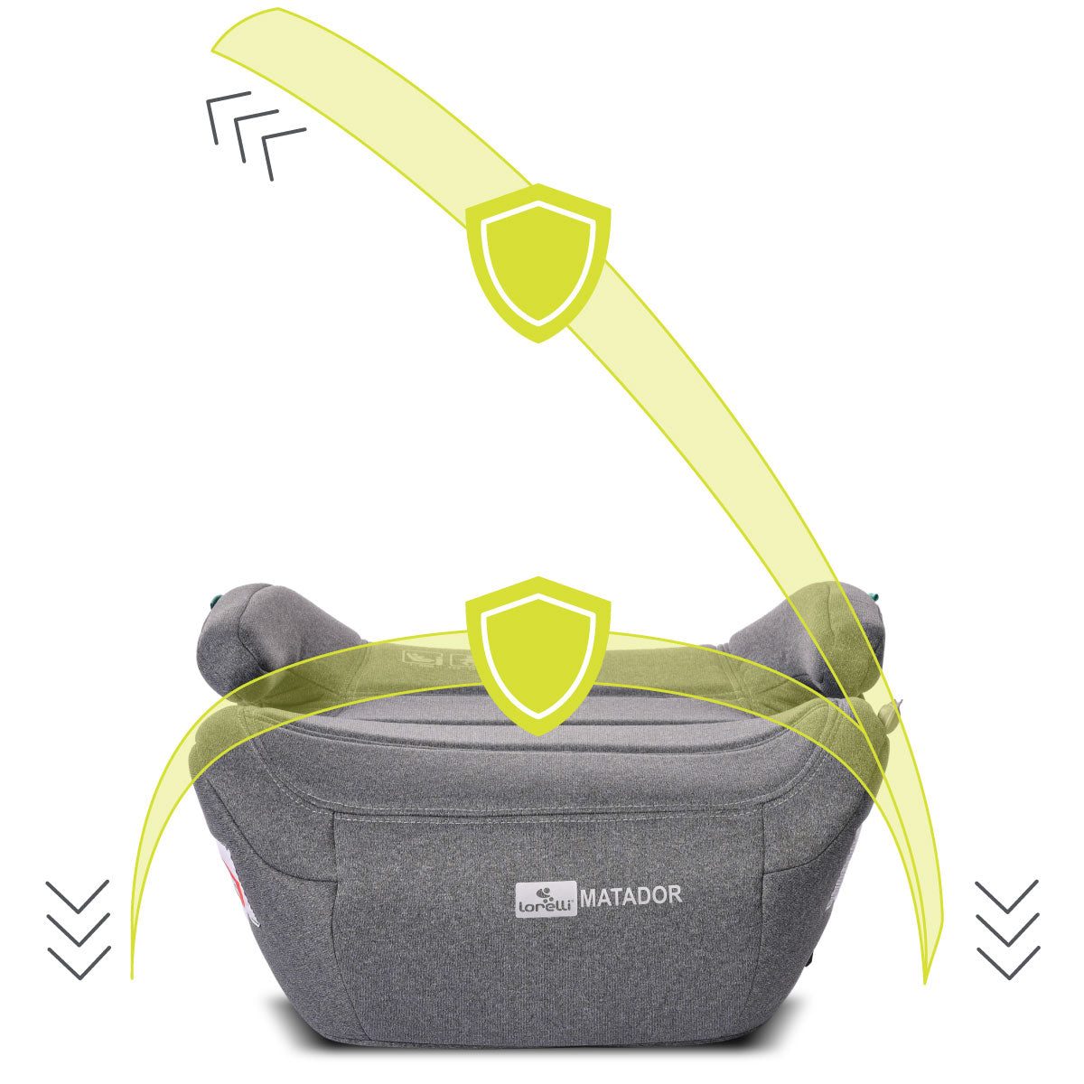 Lorelli Matador - podstawka samochodowa ISOFIX 125-150cm | Grey.