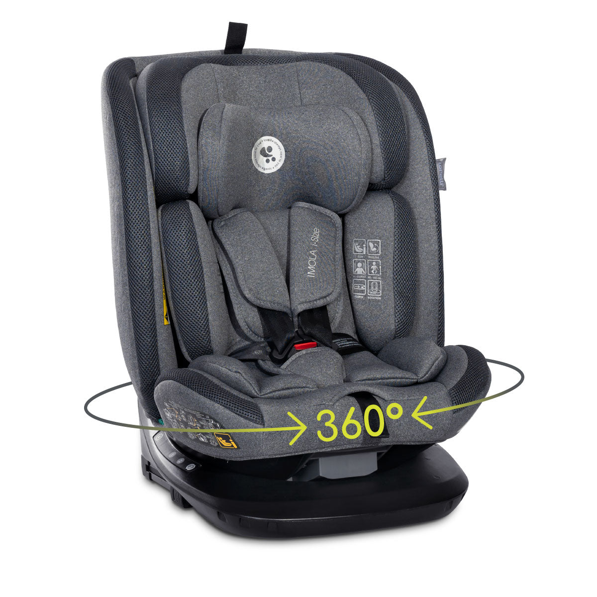 Lorelli Imola - fotelik i-Size 40-150 cm ISOFIX 360 | Grey.