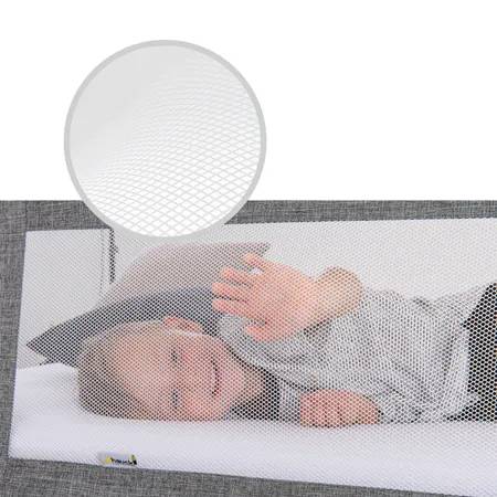 Hauck Sleep N Safe Plus XL - barierka do łóżka | Melange grey
