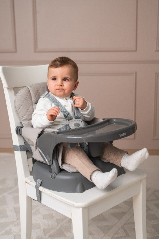 Lorelli Siesta - krzesełko do karmienia 3w1 | Green Leather.