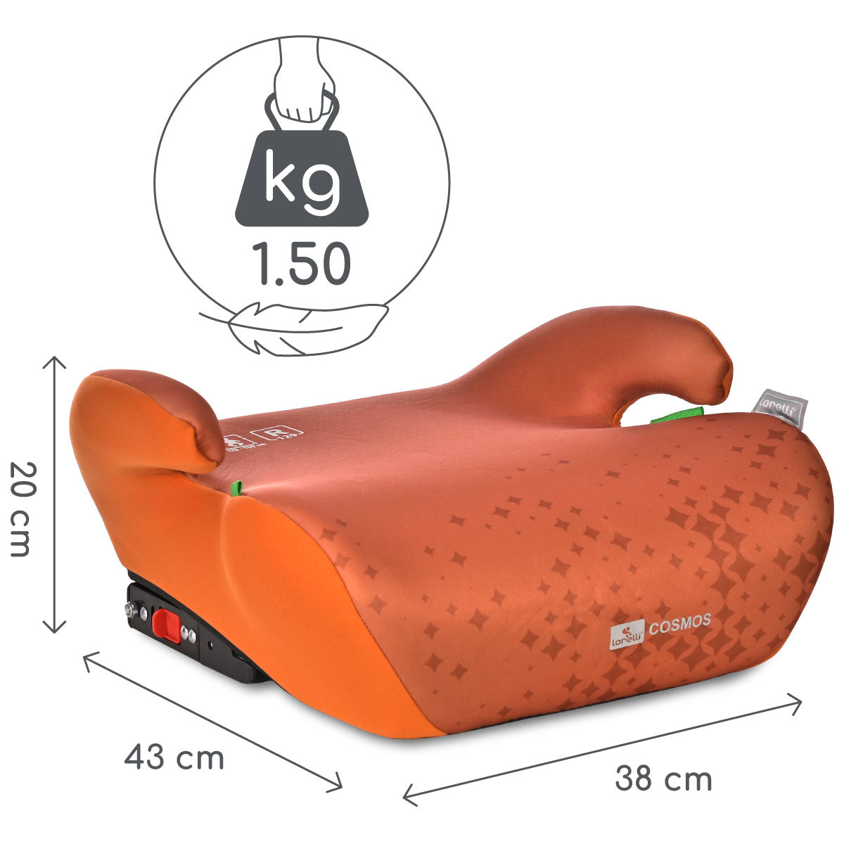 Lorelli Cosmos - podstawka samochodowa ISOFIX 125-150cm | Ginger.