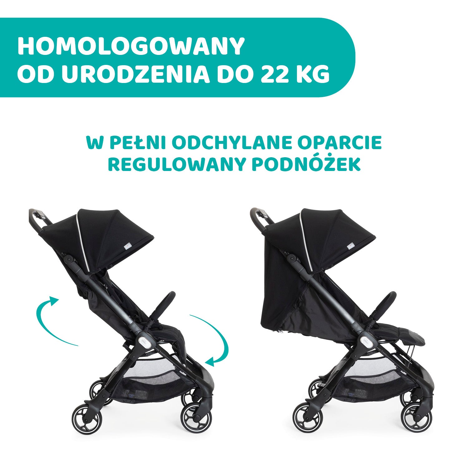 Chicco Wózek spacerowy 3w1 CHICCO WE Black