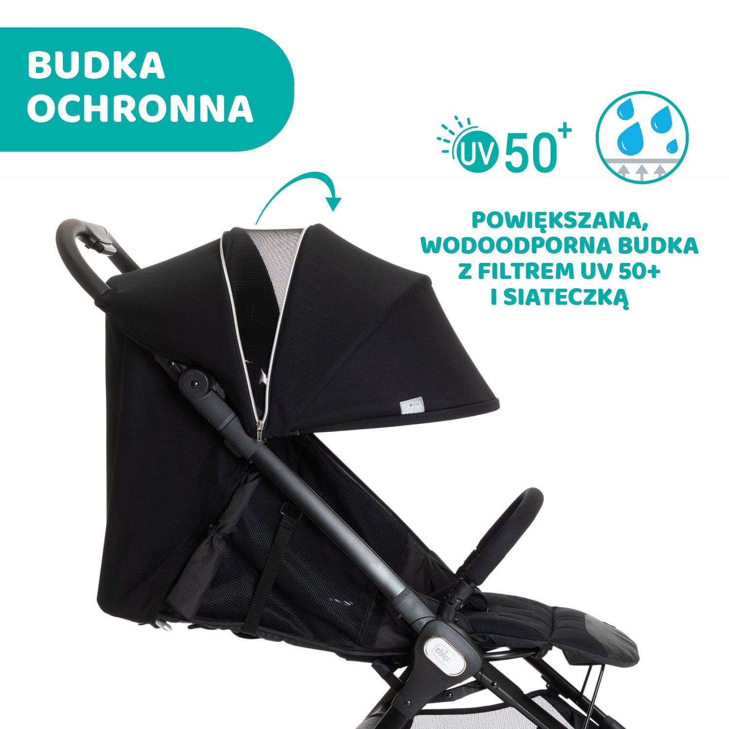 Chicco Wózek spacerowy 3w1 CHICCO WE Black