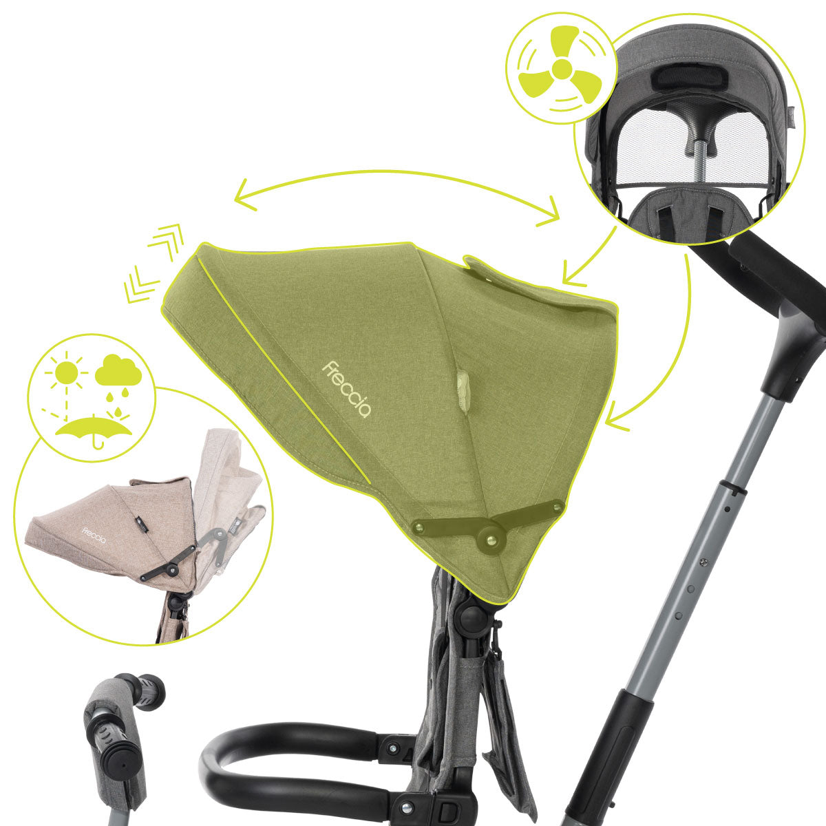 Lorelli Freccia - rowerek trójkołowy 5w1 pchacz składany z funkcją wolnego koła szary.