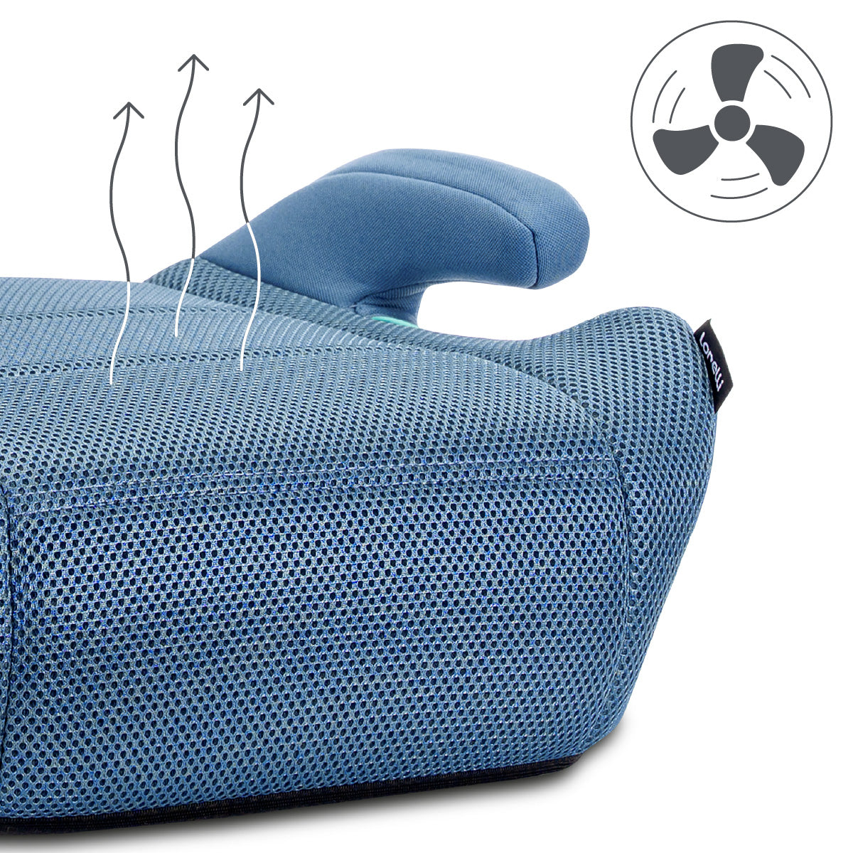 Lorelli Zen - podkładka, podwyższenie ISOFIX 125-150cm | Blue