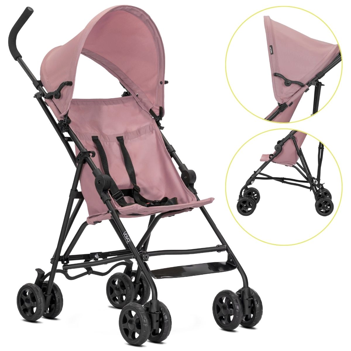 Lorelli Vaya - wózek spacerówka parasolka do 22kg | Rose.