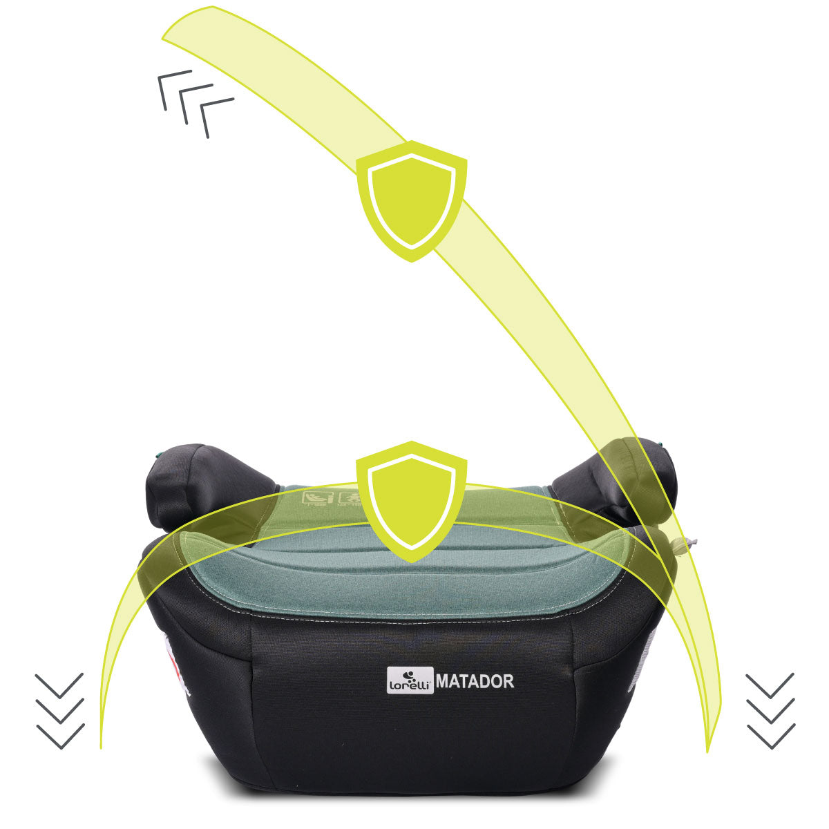 Lorelli Matador - podstawka samochodowa ISOFIX 125-150cm | Green Pine.