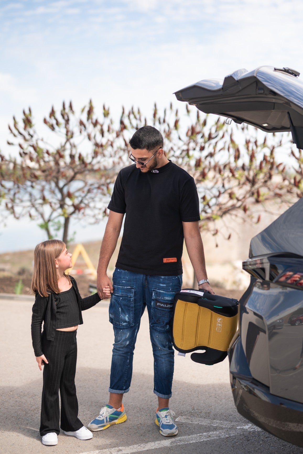 Lorelli Matador - podstawka samochodowa ISOFIX 125-150cm | Black Jasper.