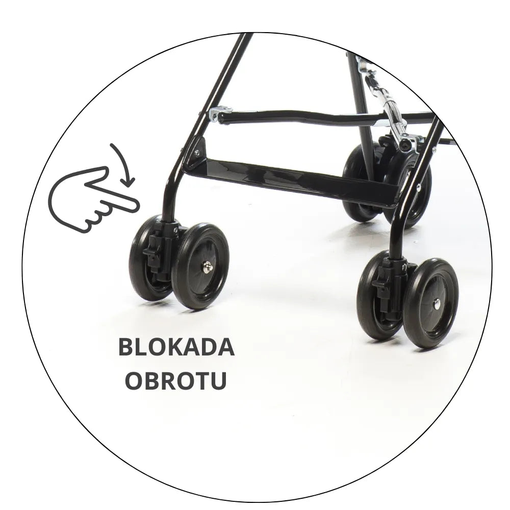 Spacerówka BabyTrold Speed czarny