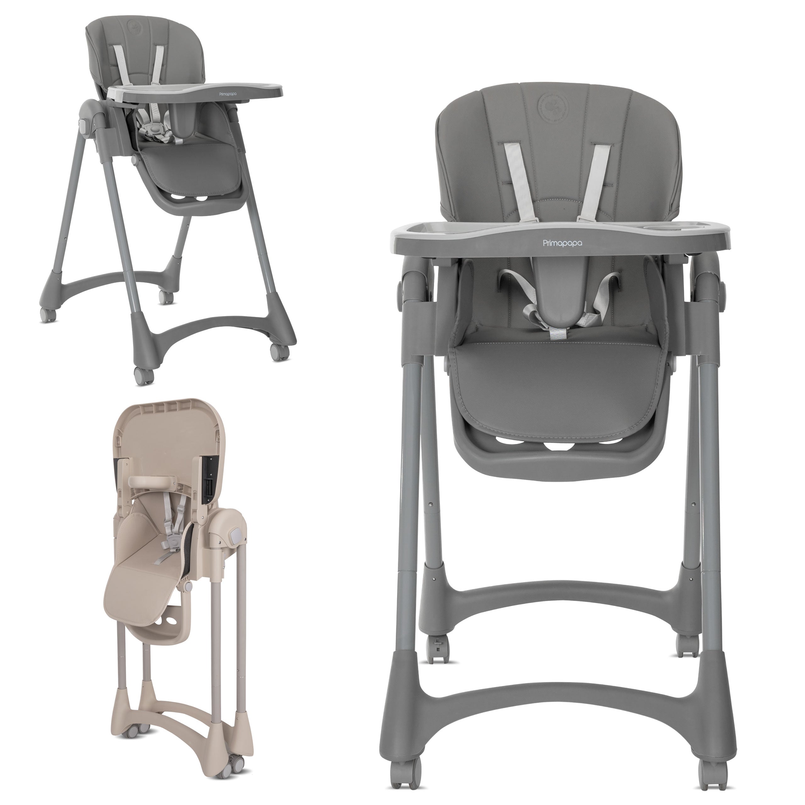 Lorelli Primapapa - krzesełko do karmienia | Grey.