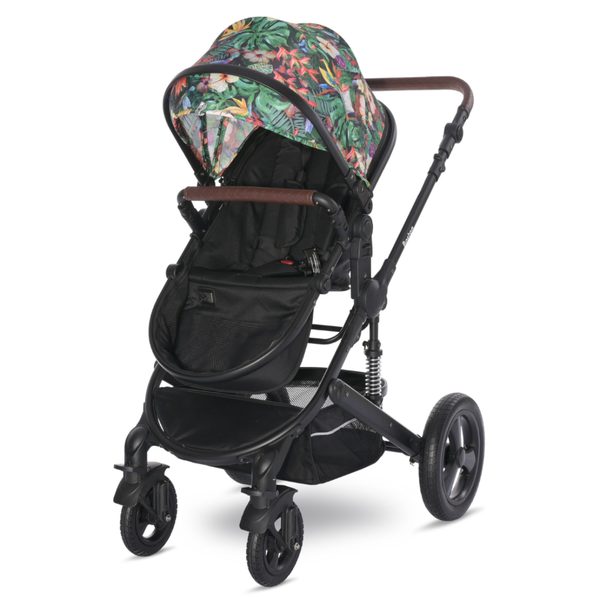 Lorelli Boston - wózek wielofunkcyjny 2w1 | Tropical Flower + adaptery