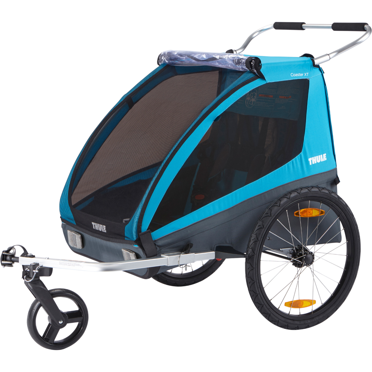 Thule Coaster XT Przyczepka Rowerowa podwójna 2w1 Blue