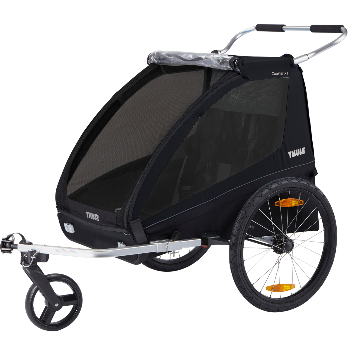 Thule Coaster XT Przyczepka Rowerowa podwójna 2w1 Black
