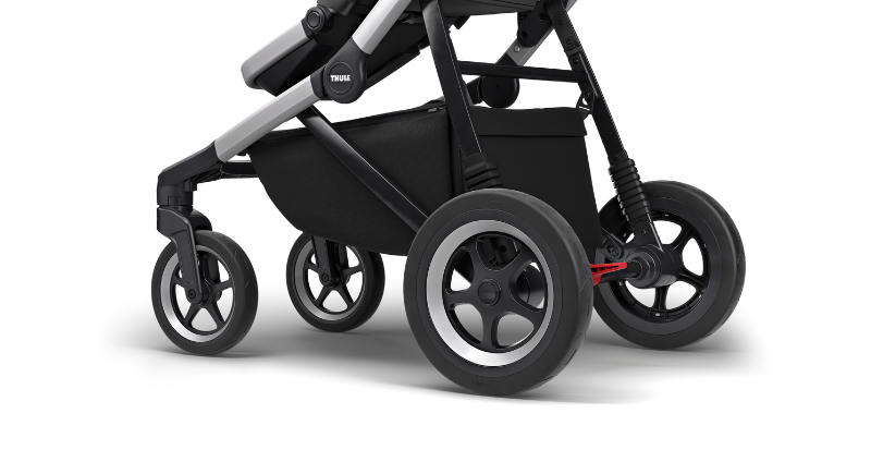 Thule Sleek Grey Wózek spacerowy 3w1 Navy Blue on Aluminum