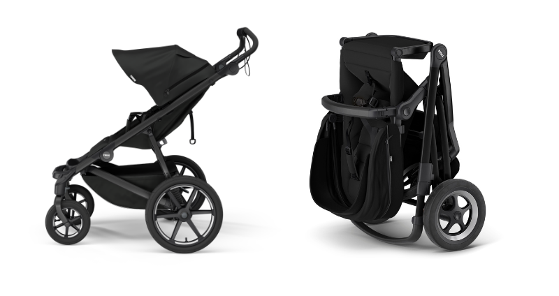 Thule Sleek Grey Wózek spacerowy 3w1 Navy Blue on Aluminum