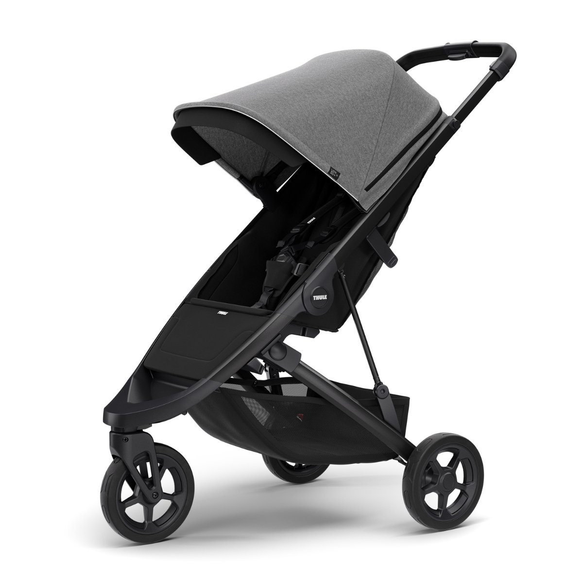 Thule Spring Wózek Spacerowy Grey Melange on Black