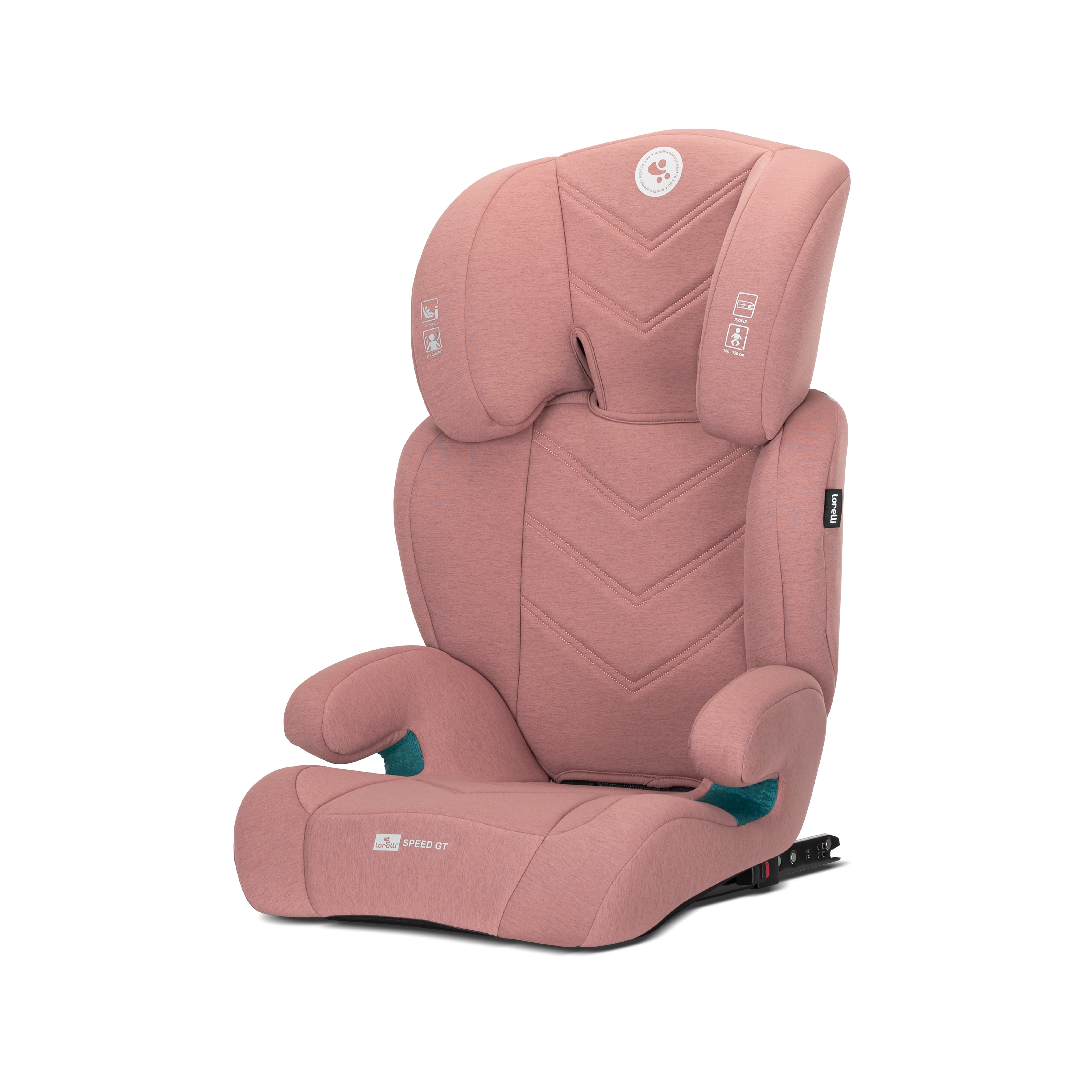 Lorelli Speed GT - fotelik samochodowy ISOFIX I-SIZE 100-150cm | Pink