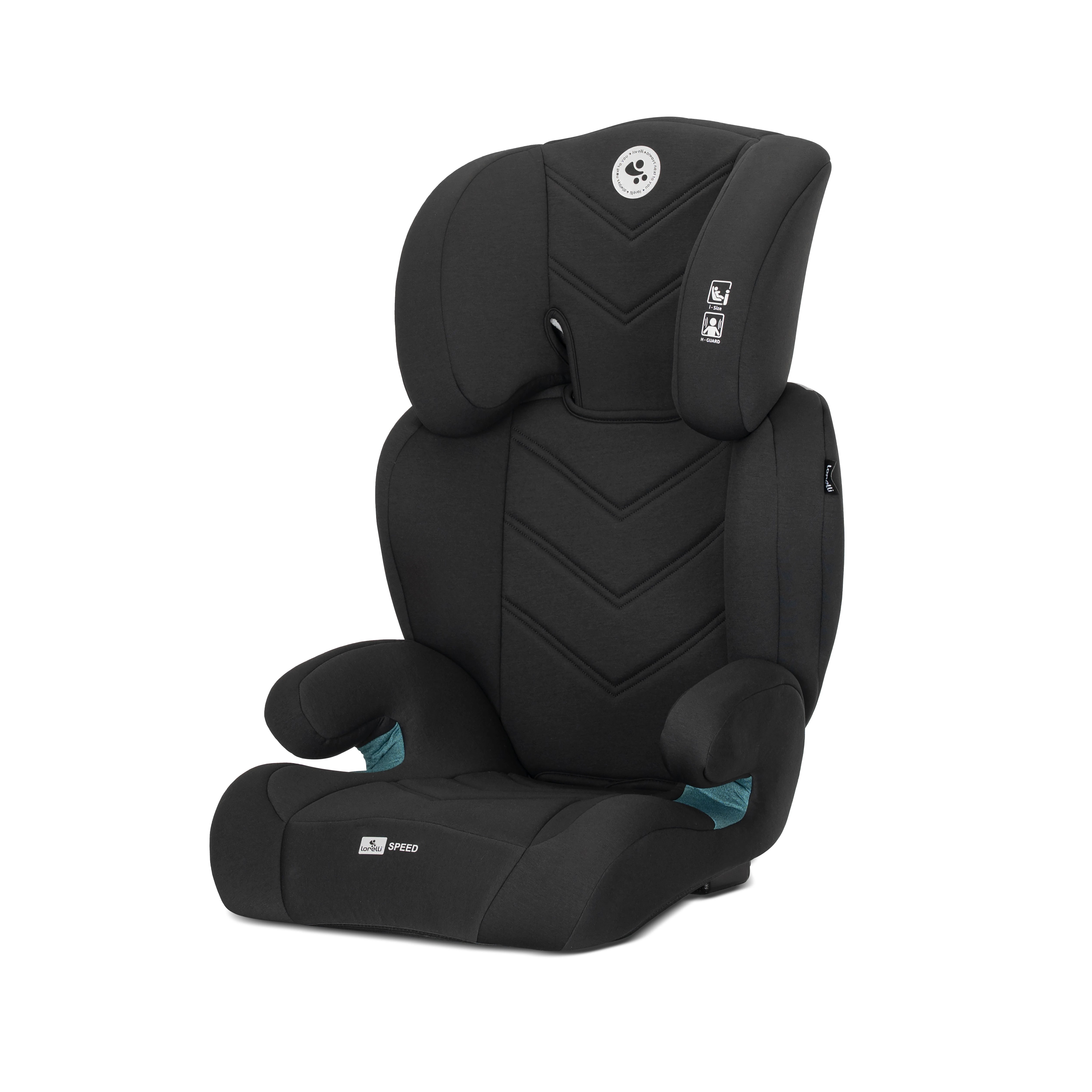 Lorelli Speed - fotelik samochodowy I-SIZE 100-150cm | Black