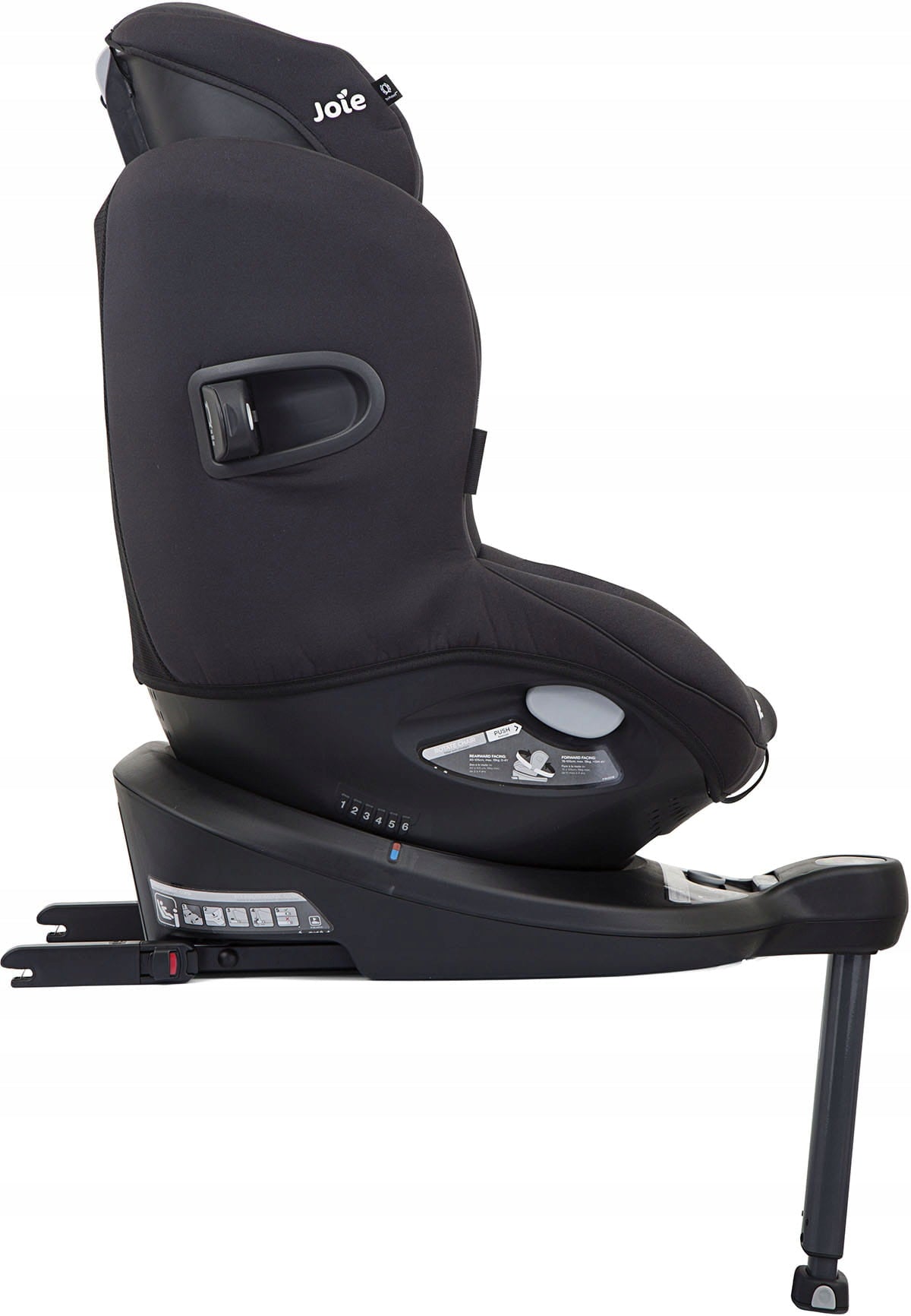 Fotelik Joie I spin 360 czarny pochylenie