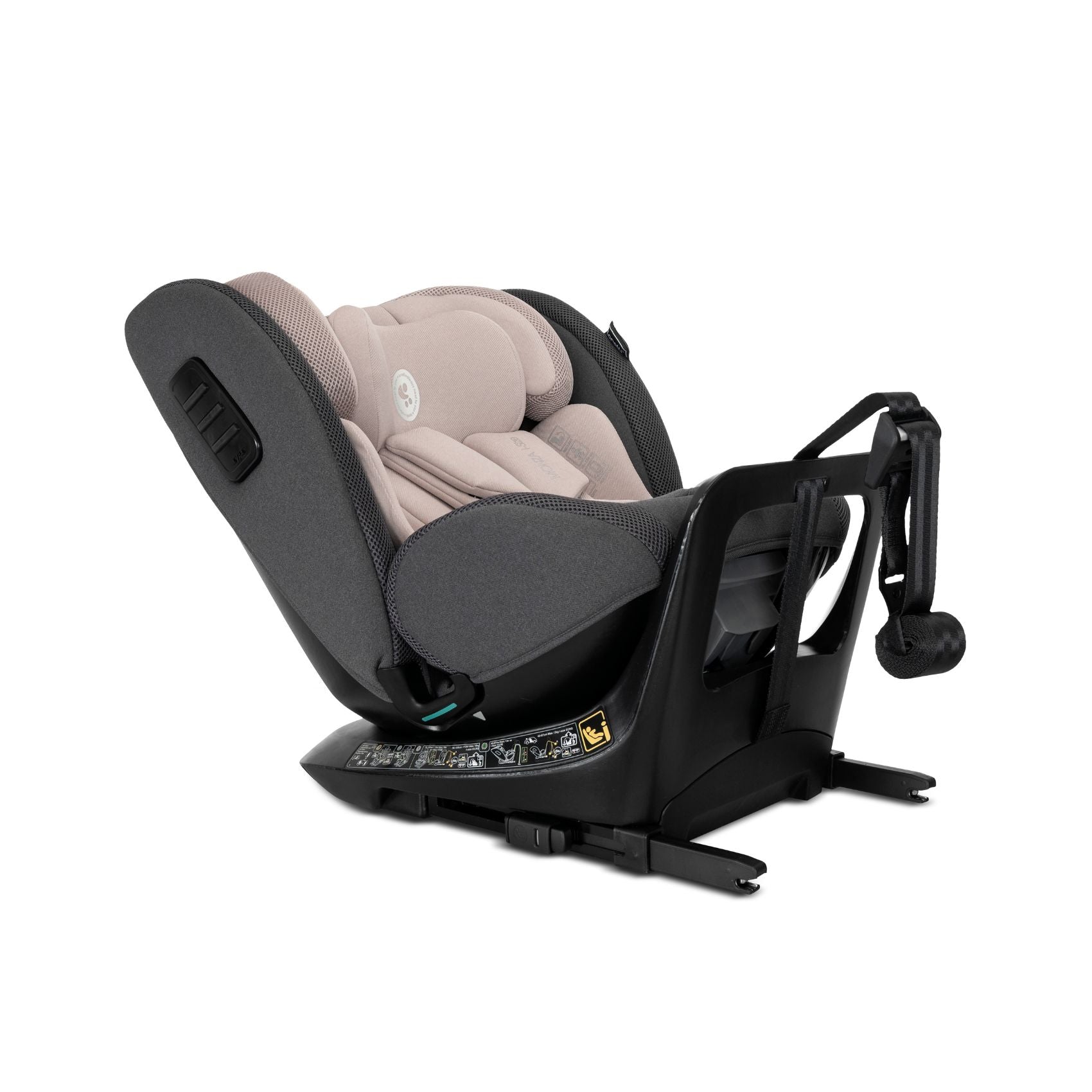 Lorelli Monza - fotelik samochodowy I-Size 40-150cm ISOFIX 360 | Beige